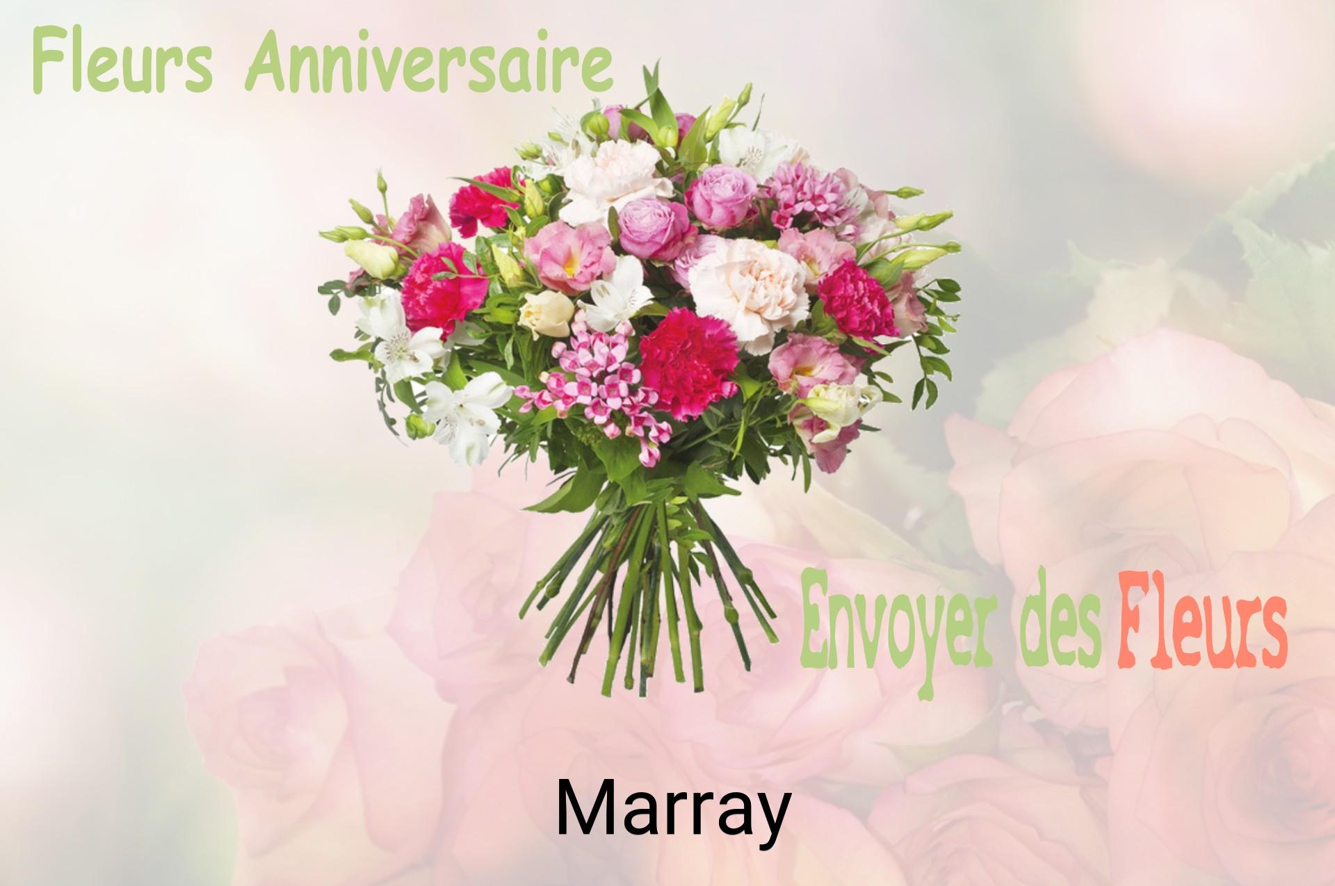 Bouquet de fleurs d’anniversaire livré à Marray