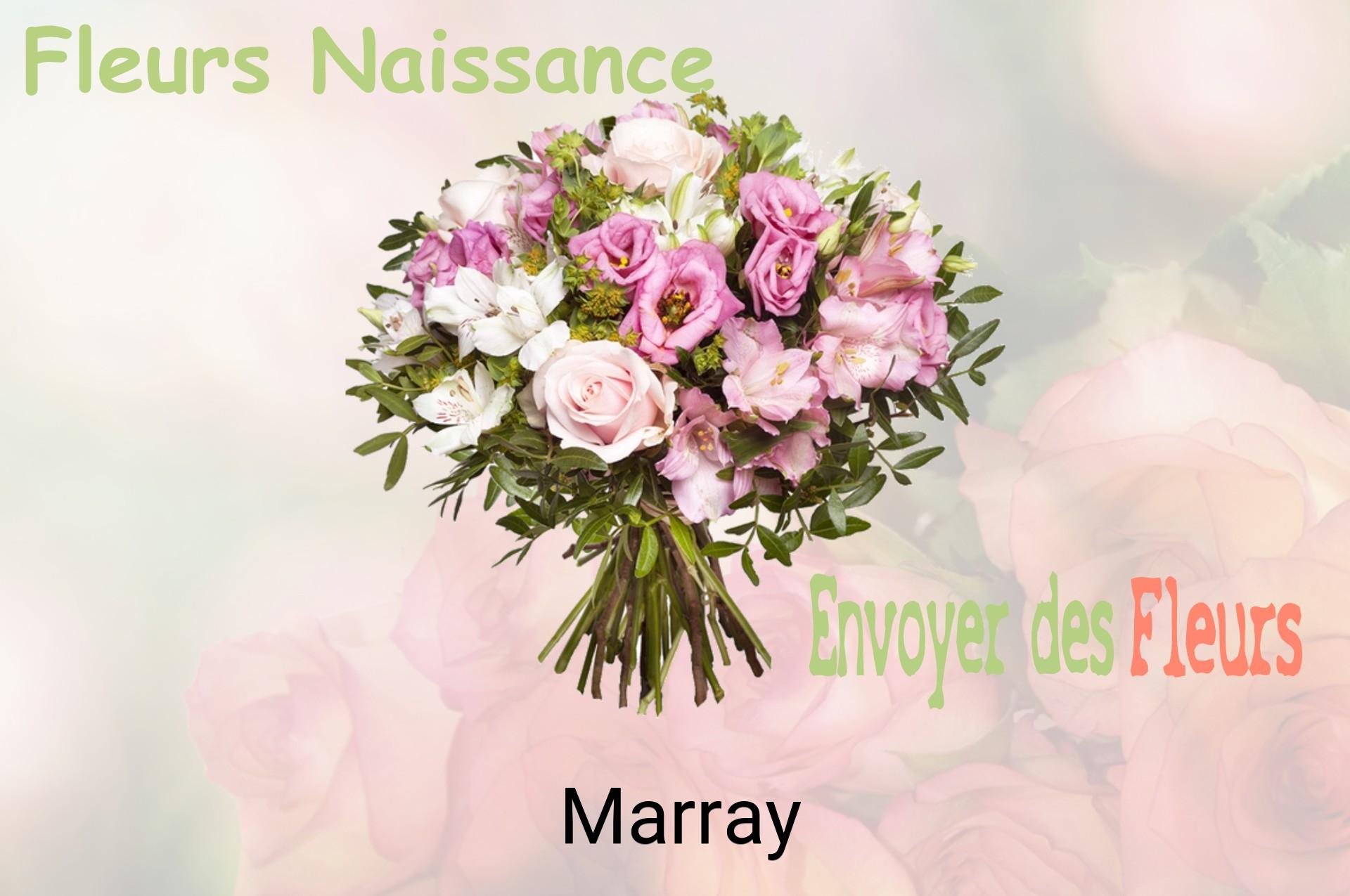 Bouquet de fleurs de naissance livré à Marray